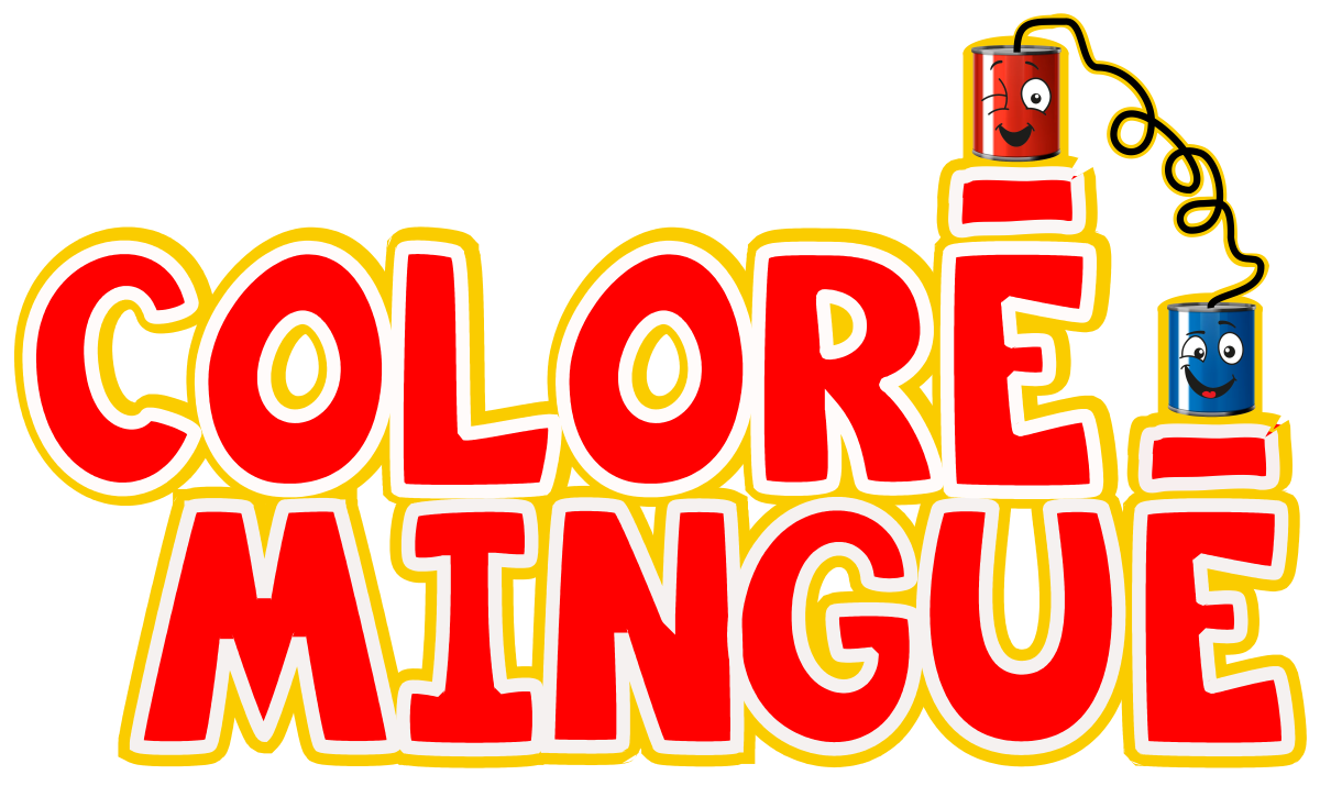 Logotipo da revistinha Colorê Minguê